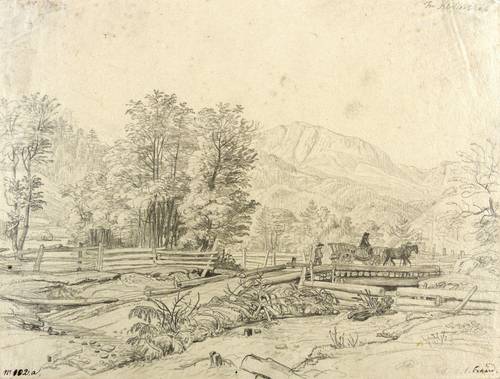 Erhard, Johann Christoph -  -  - Im Klosterthal (Der Schneeberg vom Klosterthal aus)