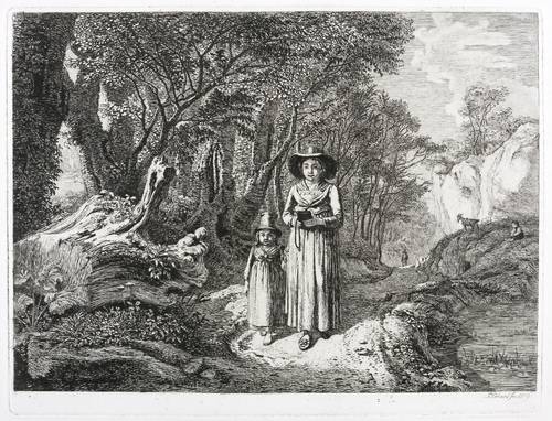 Erhard, Johann Christoph -  -  - Der Kirchgang