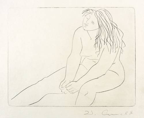 Arnold, Walter -  -  - Sinnendes Mädchen