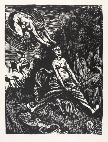 Barlach, Ernst - Walpurgisnacht (Goethe) - Walpurgisnacht (Goethe) - Hexenritt