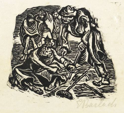 Barlach, Ernst - Der Findling - Der Findling - Lahmer und Einbein (Kiebitz und Stiebitz)