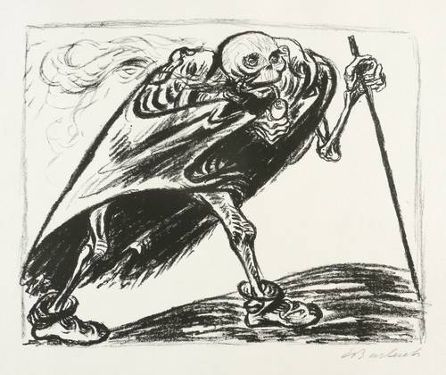 Barlach, Ernst -  -  - Wandernder Tod