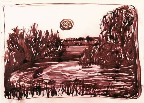 Böttcher, Agathe -  -  - Landschaftsstruktur II