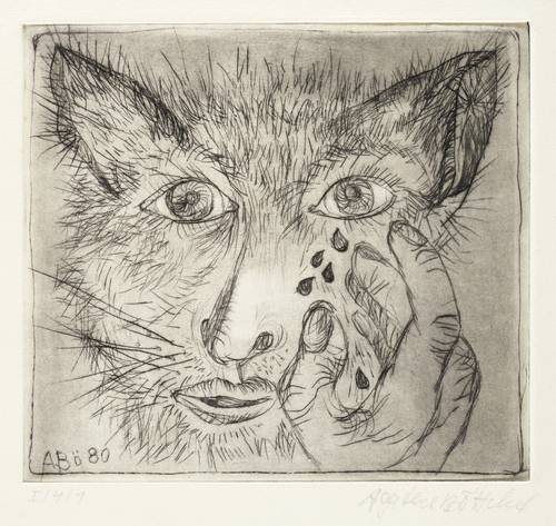 Böttcher, Agathe -  -  - Katzen-Gesicht