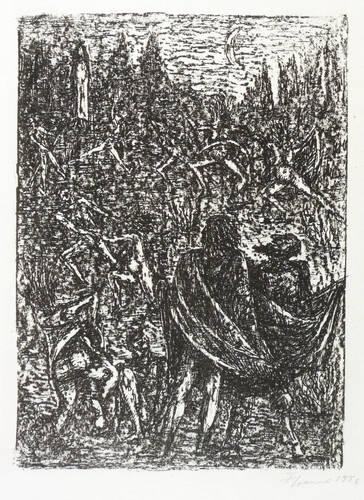 Cremer, Fritz - Walpurgisnacht - Walpurgisnacht - Hexentanzplatz (II)