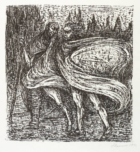 Cremer, Fritz - Walpurgisnacht - Walpurgisnacht - Faust und Mephisto