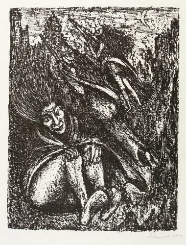 Cremer, Fritz - Walpurgisnacht - Walpurgisnacht - Fliegende Hexen (I)