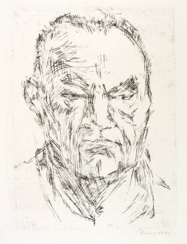 Cremer, Fritz -  -  - Selbstbildnis