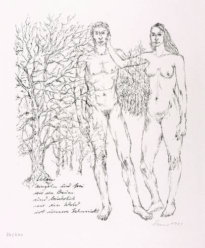 Cremer, Fritz -  -  - Leben, einzeln und frei (Nazim Hikmet)