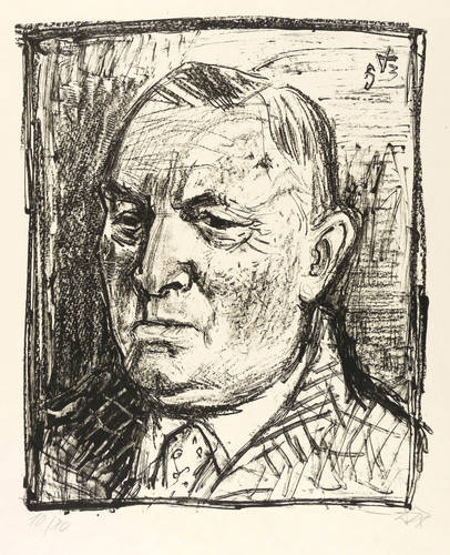 Dix, Otto -  -  - Der Archäologe (Dr. Walter Bachmann)