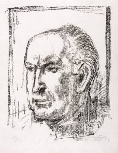 Dix, Otto -  -  - Bildnis Friedrich Bienert