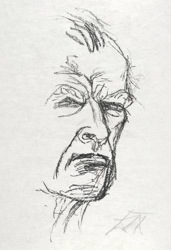 Dix, Otto -  -  - Selbstbildnis zum 70. Geburtstag