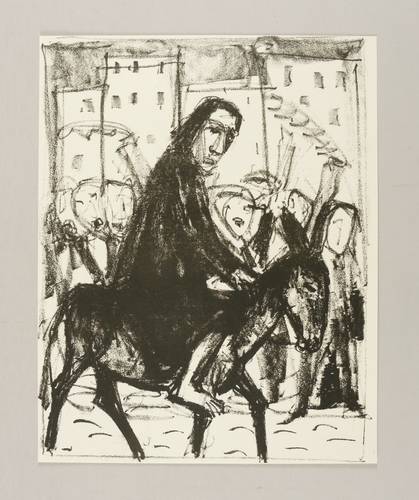 Dix, Otto - Das Evangelium nach Matthäus - Das Evangelium nach Matthäus - Einzug in Jerusalem