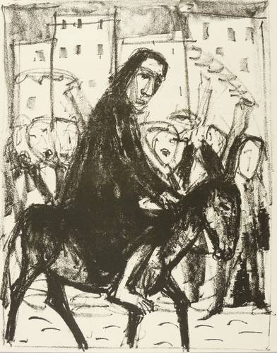 Dix, Otto - Das Evangelium nach Matthäus - Das Evangelium nach Matthäus - Einzug in Jerusalem