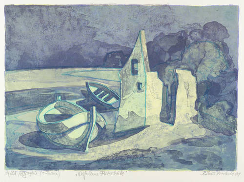 Drechsler, Klaus -  -  - Verfallene Fischerhütte