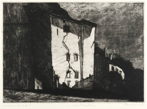 Drechsler, Klaus -  -  - Gesprengtes Lagerhaus