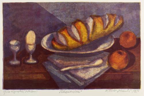 Drechsler, Klaus -  -  - Frühstückstisch