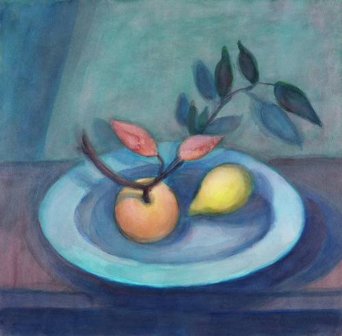 Drechsler, Klaus -  -  - Fruchtzweig mit Zitrone