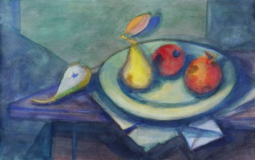 Drechsler, Klaus -  -  - Stillleben mit Früchten