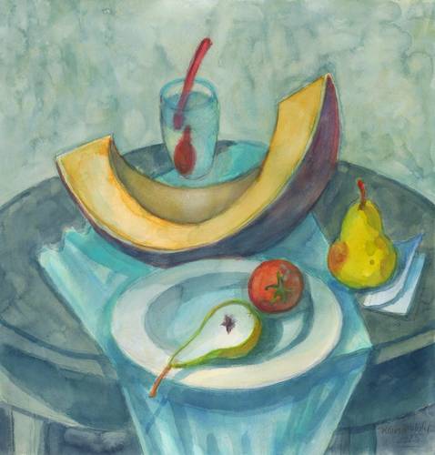 Drechsler, Klaus -  -  - Runder Abstelltisch