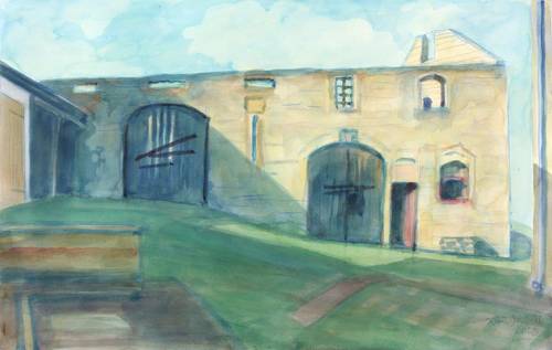 Drechsler, Klaus -  -  - Große Scheune in Cotta II