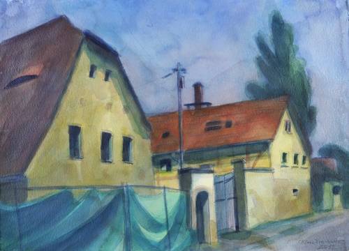 Drechsler, Klaus -  -  - Leerstehende Häuser (Altmockritz)