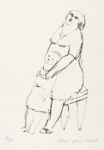 Ebert, Albert -  -  - Mutter mit Kind