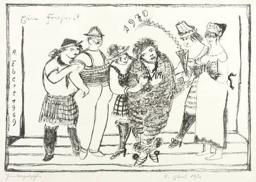 Ebert, Albert -  -  - Ein frohes 1970 (Neujahrsglückwünsche für 1970)