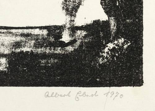 Ebert, Albert -  -  - Harlekin mit Mädchen