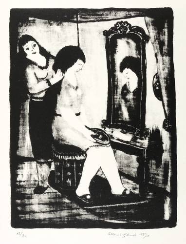 Ebert, Albert -  -  - Vor dem Spiegel