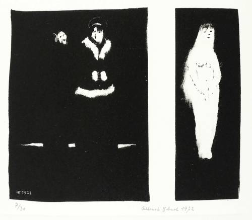 Ebert, Albert -  -  - Nächtliche Bekanntschaft mit Akt