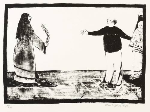 Ebert, Albert -  -  - Besuch der Muse beim Künstler