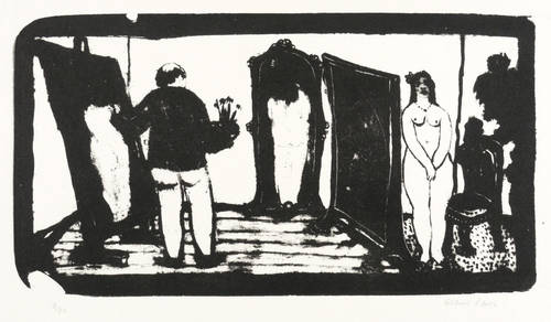 Ebert, Albert -  -  - Das schüchterne Modell II