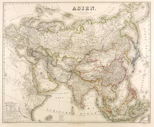 Asien - Landkarte - Landkarte - Asien