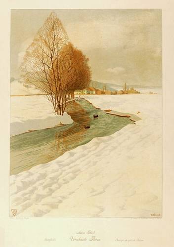 Glück, Anton -  -  - Verschneite Fluren