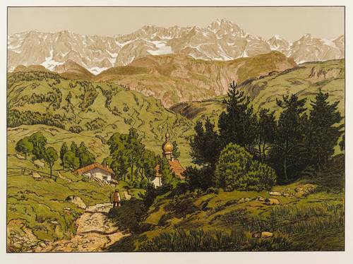 Thoma, Hans -  -  - Alpen (St. Anton bei Partenkirchen)