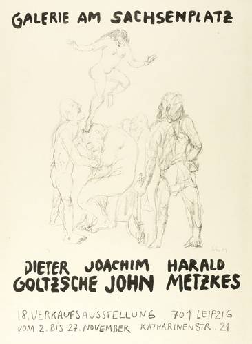 John, Joachim - Ausstellungsplakat Galerie am Sachsenplatz - Ausstellungsplakat Galerie am Sachsenplatz - Artisten