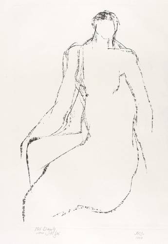 Stötzer, Werner -  -  - Großer weiblicher Akt