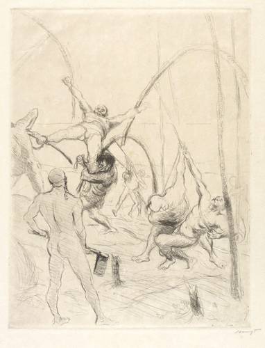 Slevogt, Max - Schwarze Szenen - Schwarze Szenen - Die Marter