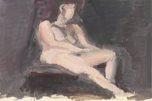 Vent, Hans -  -  - Sitzender Frauenakt