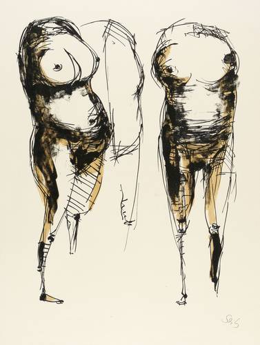 Seitz, Gustav -  -  - Drei weibliche Torsi