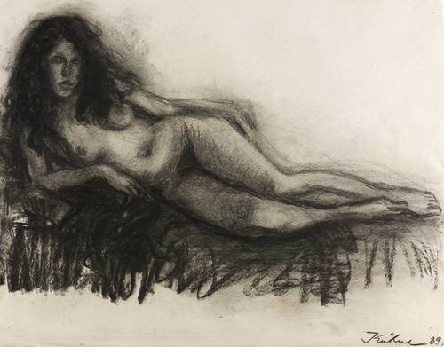 Kühne, Wolfgang -  -  - Liegender Akt