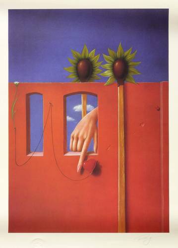 Röhrig, Carl W -  -  - Ohne Titel (Hand und Herz)