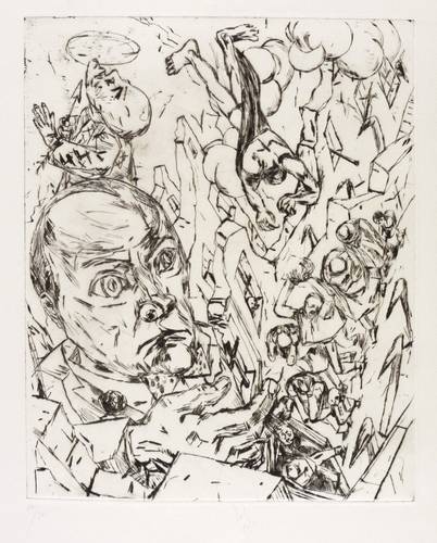 John, Joachim -  -  - Weltende mit Stürzendem (Vision Max Beckmann)