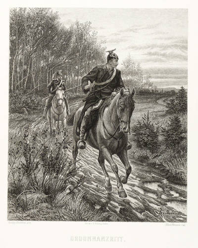 Krausse, Alfred -  -  - Ordonnanzritt