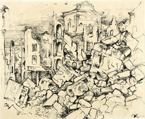 Schulze, Hans -  -  - Ruine der Akademie