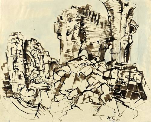 Schulze, Hans -  -  - Ruine der Frauenkirche (Dresden)