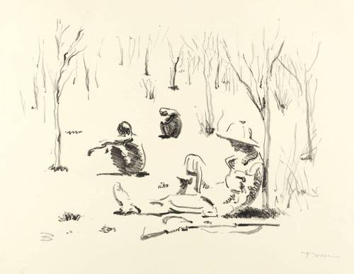 Behn, Fritz - Afrikanische Visionen - Afrikanische Visionen - Rast auf der Jagd