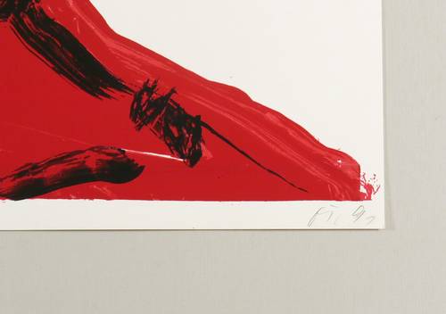 Trendafilov, Gudrun -  -  - Sitzende mit roter Decke