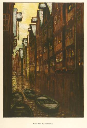 Kolbe, Ernst -  -  - Fleet aus Alt-Hamburg